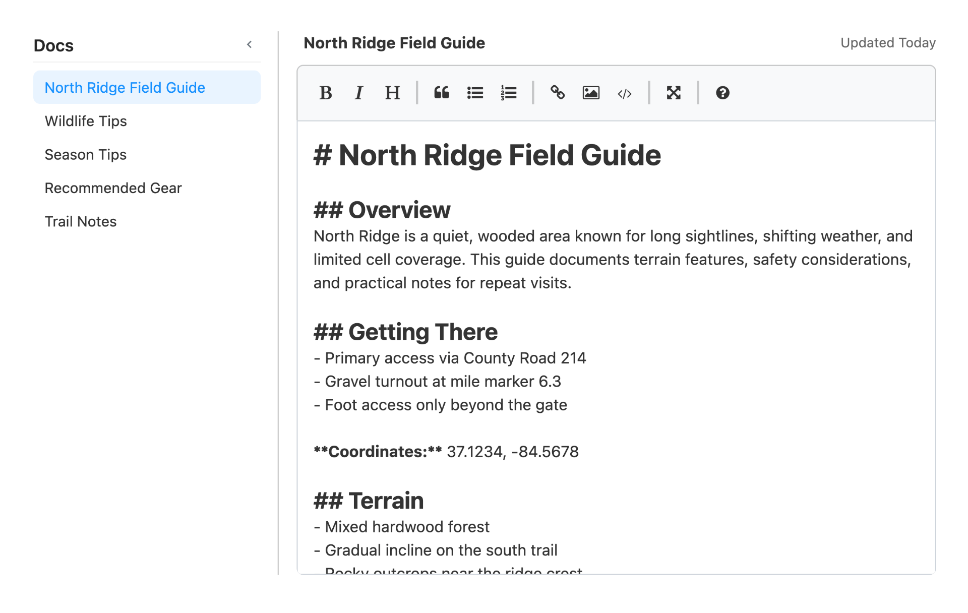 Docs and files, all in one place